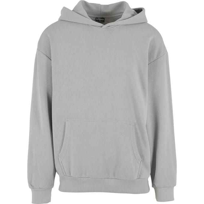 Urban Classics - Light Terry Hoodie/trui - S - Grijs