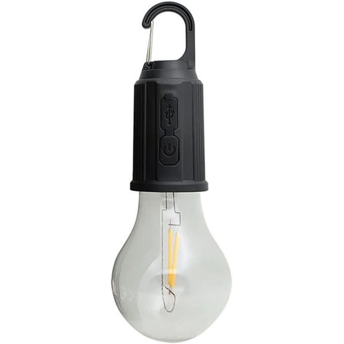 Oplaadbare draagbare buitenomgevingslamp LED multifunctionele kampeerlamp 3 verstelbare T01 black