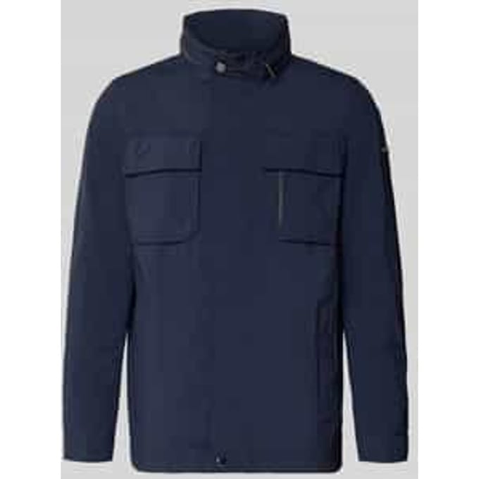 Regular fit jack met opstaande kraag