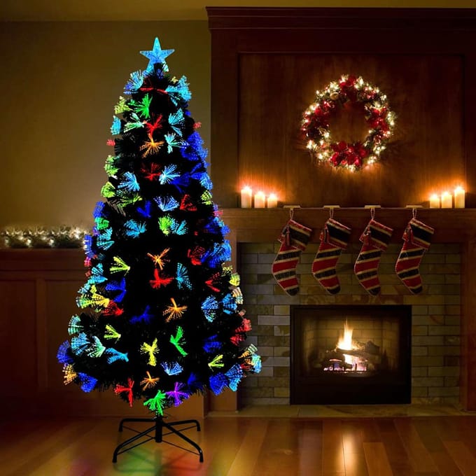 vidaXL - Kunstkerstboom - Groen - 180 - cm - PVC