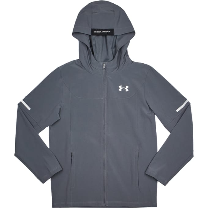 Under Armour Tech Jassen Kinder - Grijs - Maat 127 - 137 CM - Poly Woven