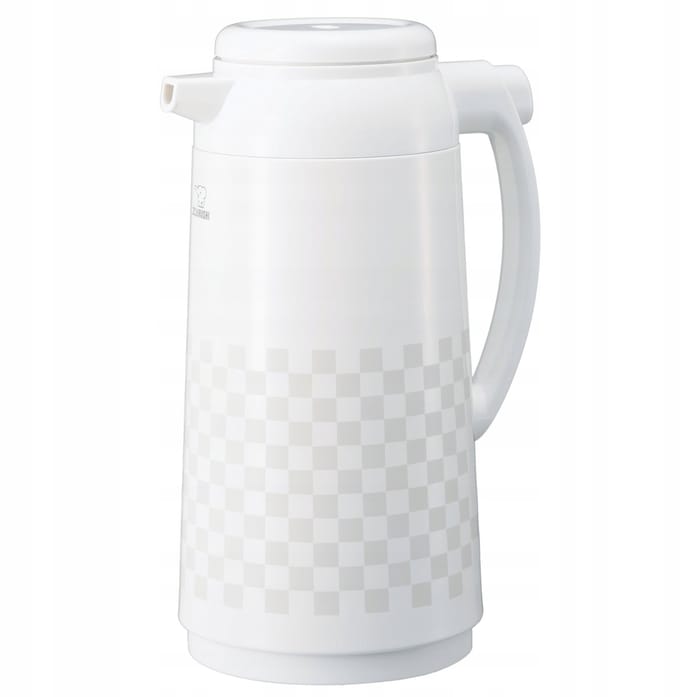 Zojirushi Isoleerkan met Glazen Binnenfles - Ichimatsu Wit - 1L