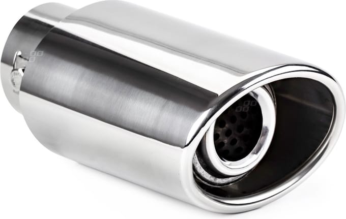 Auto uitlaat sierpijp - chroom - diamter 30-42mm - Roestvrijstaal