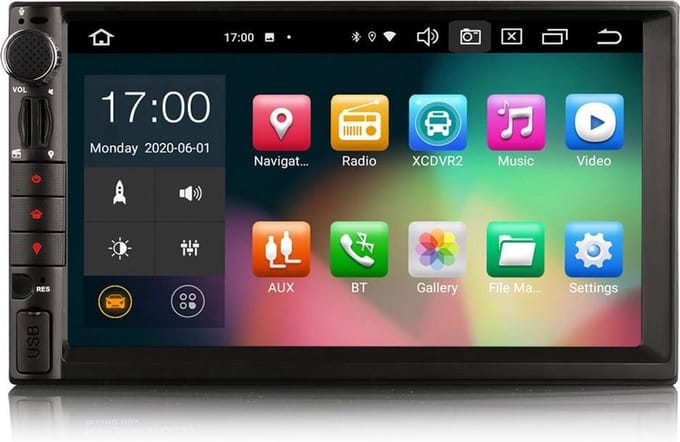 Dubbel-din autoradio | CarPlay | 4GB/64GB | Android Auto