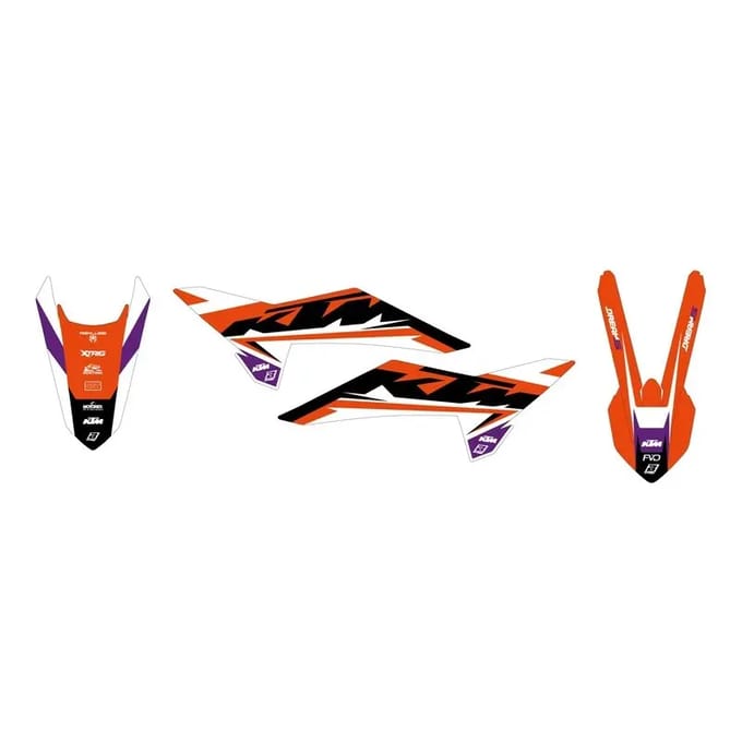 Motorfiets decoratie kit Blackbird Racing Dream Graphic 5