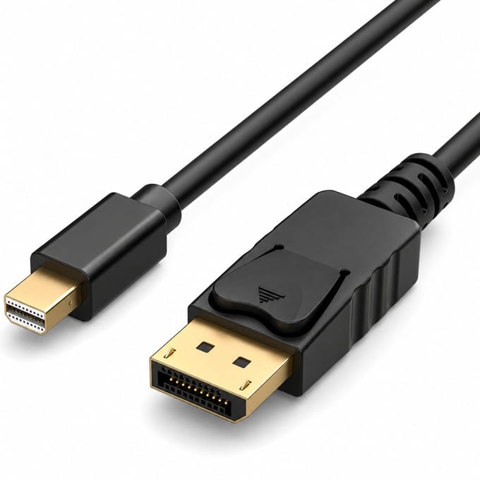 Garpex® Mini DisplayPort naar DisplayPort Kabel – Thunderbolt Compatibel – 4K Ultra HD 30Hz – 1.8 Meter – Plug & Play