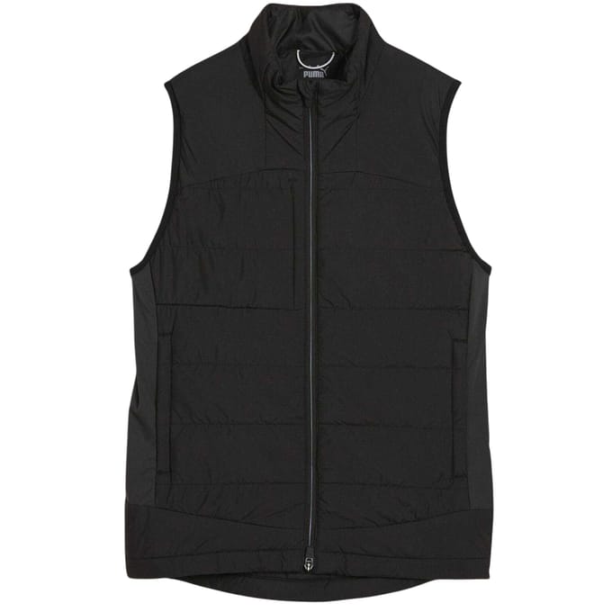 Puma Kyley gewatteerd golfvest voor dames (Poema Zwart)