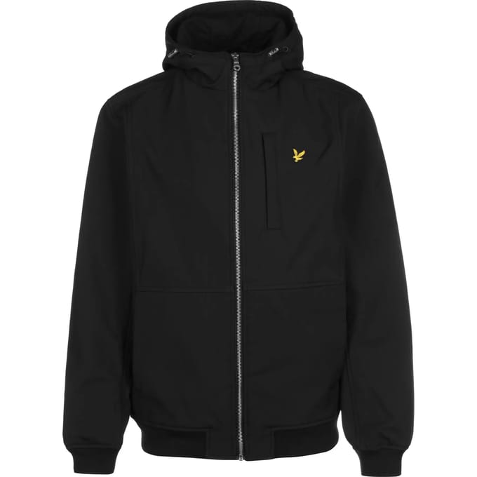Lyle & Scott - Heren Outdoorjas Softshell Jacket - Zwart - Maat L