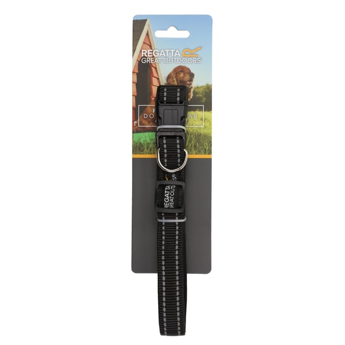 Regatta Gestreepte Halsband (Zwart)