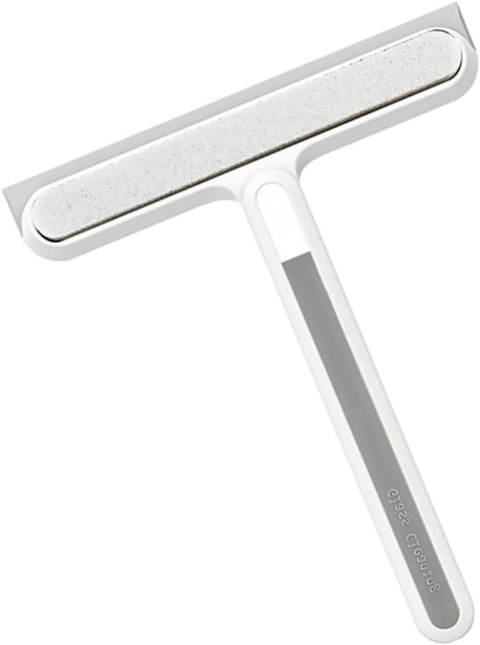 Raamwisser Siliconen - Glasreiniger Hulpmiddel - Ramen Schoonmaken - Krasvrij Ontwerp - 26.5 cm - Wit