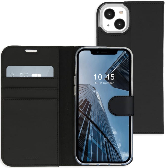 Accezz Hoesje - Geschikt voor Apple iPhone 14 Plus - Wallet Softcase Bookcase - Zwart
