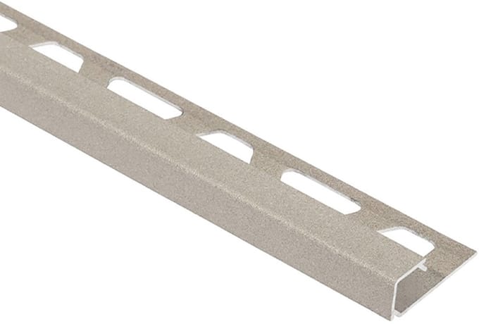 Schlüter Quadec TSC tegelprofiel structuur aluminium crème 10 mm x 300 cm