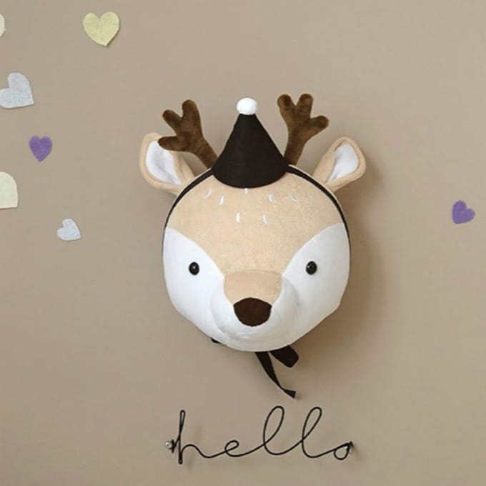 Wanddecoratie Dierenhoofd Zachte Wandhanger Ins Scandinavische Stijl Kinderkamer Creatieve Decoratie Hangende Olifant
