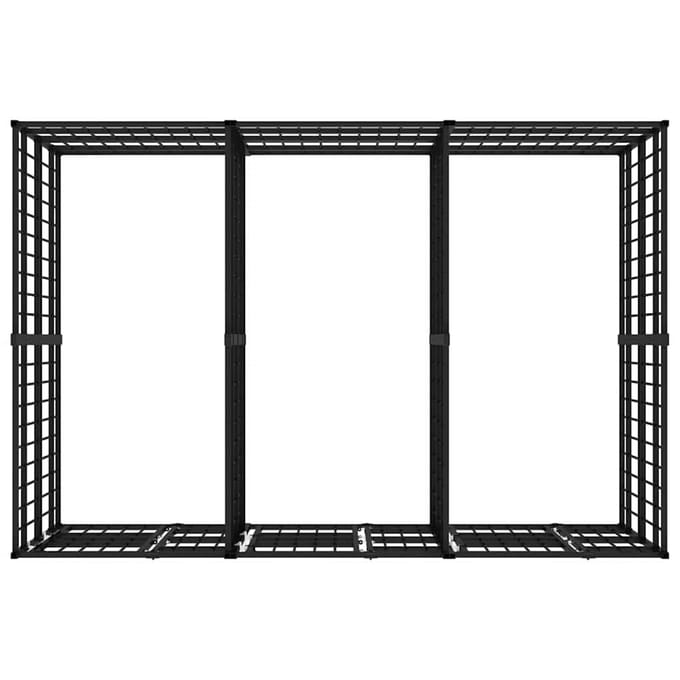 Vidaxl Buitenren Voor Hond, Staal, 7,37 M²