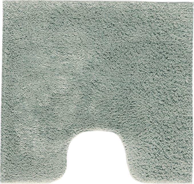 Casilin Havana WC-mat - 59 x 59 cm - Met uitsparing - Zeegroen