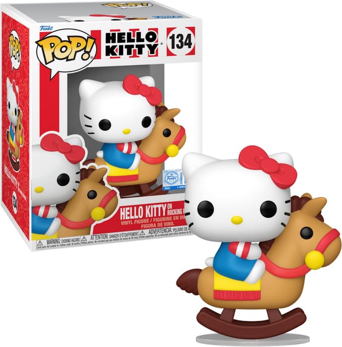 Funko POP! HELLO KITTY 134 Hello Kitty on Rocking Horse EXCLUSIVE