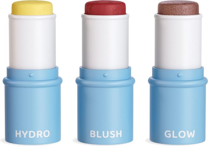 Rosalyne Pro-Age Sticks (3-Pack) - Natuurlijke Make-up voor de Oudere Huid - Hydro + Blush + Glow Sticks