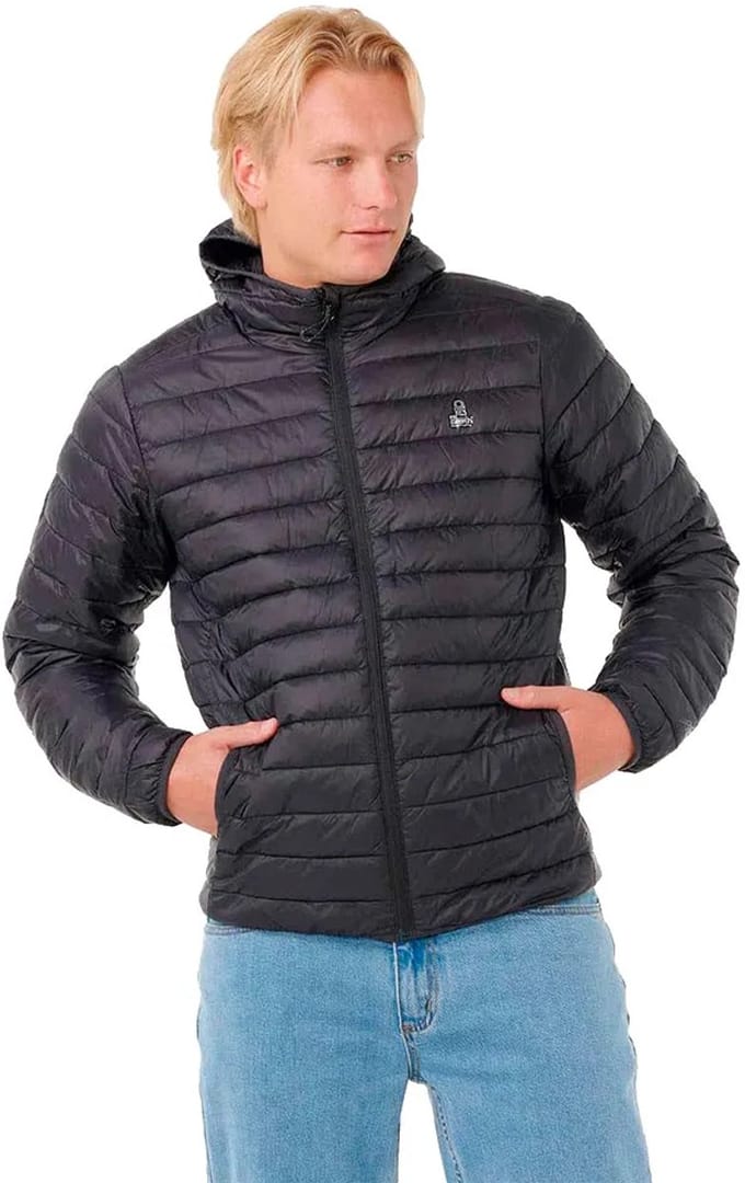 2025 Rip Curl Heren Anti Series Zoeken Puffer Hood - Black