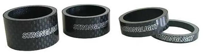 Stronglight 1 1/8´´ Headset-afstandhouder 4 Eenheden Zilver