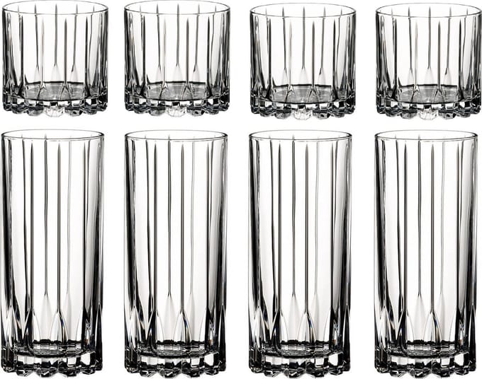 Riedel Glazenset Cocktail & Whiskey Rocks & Highballs - 8 stuks