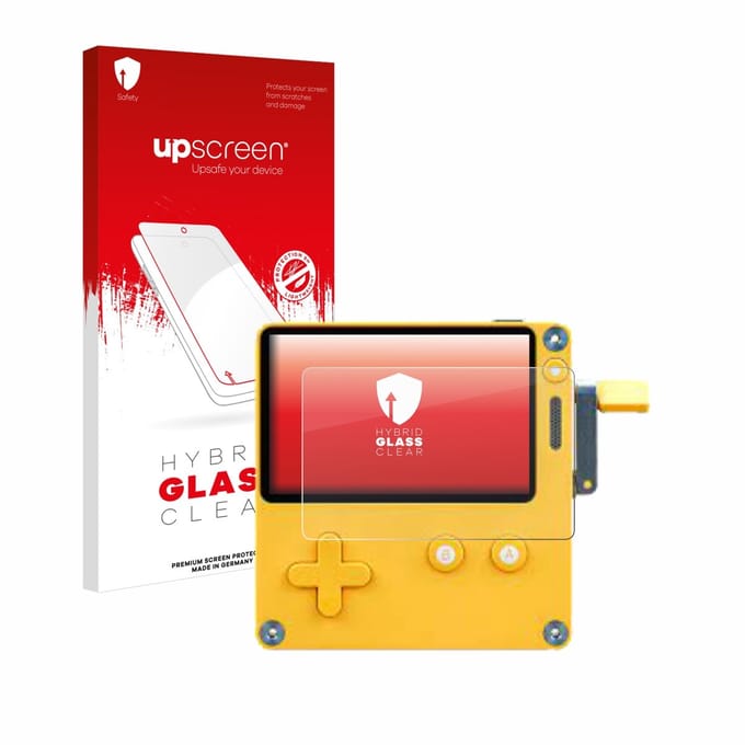 upscreen - Screenprotector voor Panic Playdate - Folie Beschermfolie Beschermglas transparant