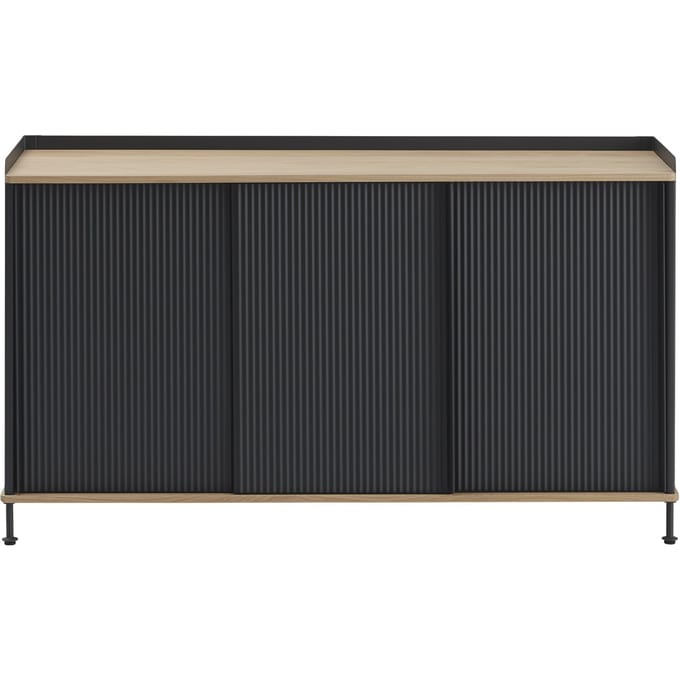 Muuto Enfold Sideboard - oak/anthracite - 148 x 45 cm