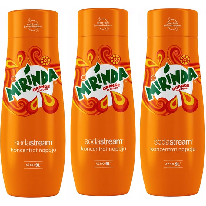 Sodastream Mirinda Set - Concentraten - 3 Stuks - 440ml - Milieuvriendelijk
