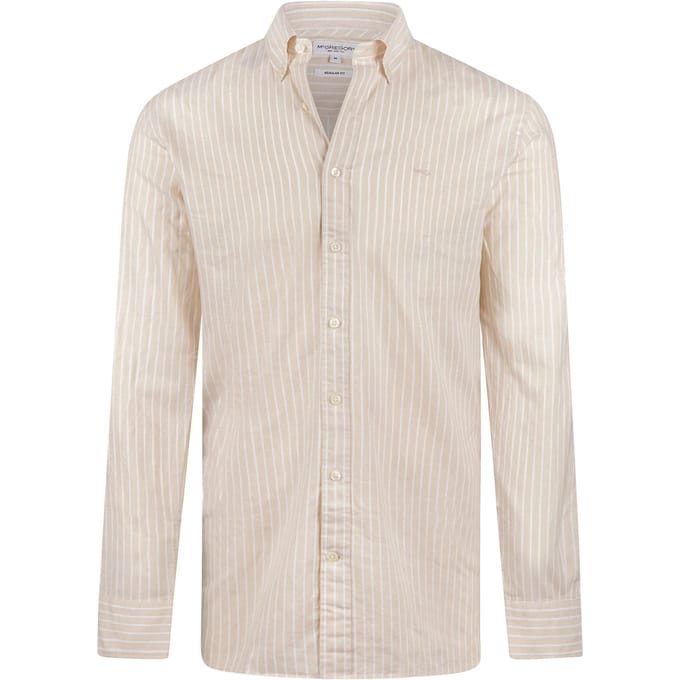 McGregor Cotton/linnen Stripe Shirts Kit Größe: M | Casual hemden Outlet | Herren