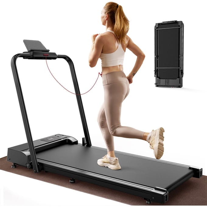 JT51 2-in-1 opvouwbare loopband met leuningen