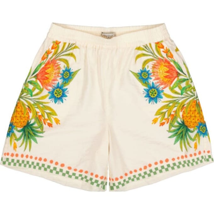 GARCIA Dames Print Shorts Wit