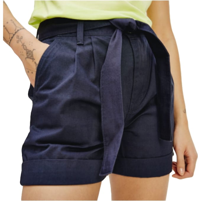 Tommy Jeans Mom shorts met riem voor dames