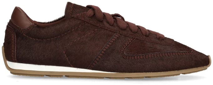 Sacha - Dames - Burgundy pony hair sneakers - Maat 41