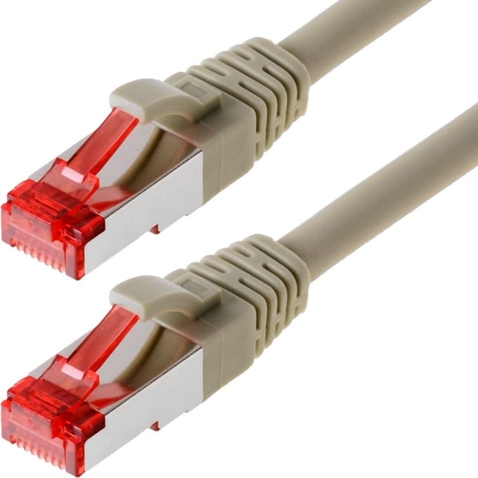Patchkabel S/FTP Cat 6 grau 7,5 m