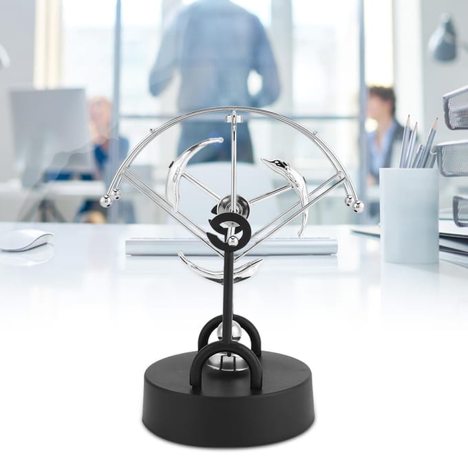 Dierlijke Stijl Perpetuum Mobile Bureau Speelgoed Decompressie Speelgoed Wetenschap Fysiek Huis Kantoor Decor white
