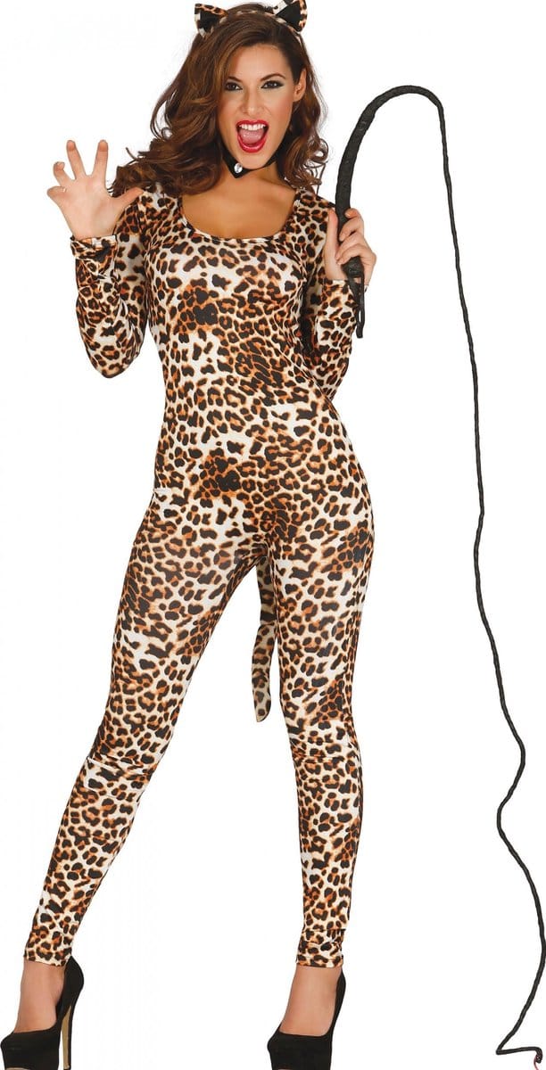 Fiestas Guirca Verkleedpak Luipaard Dames Polyester Maat 36-40