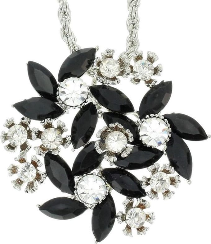 Behave Ronde ketting met stenen