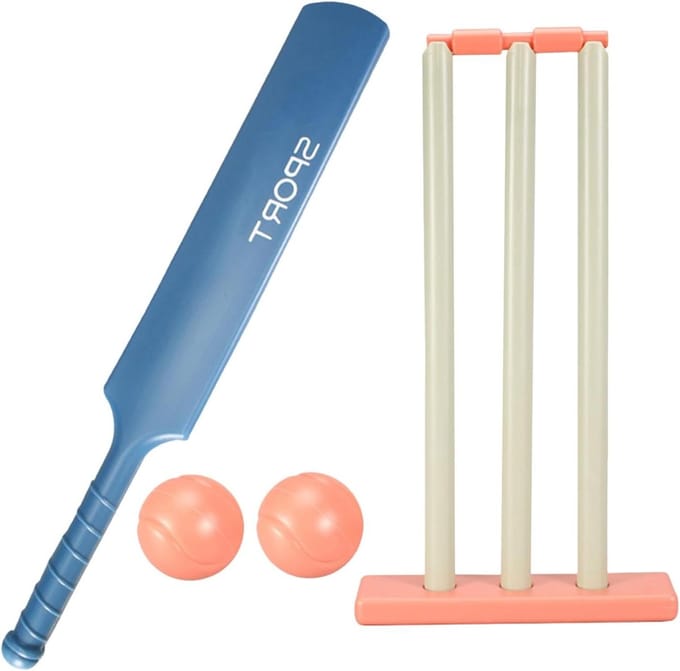Racket en balset - Kinderspel - Buiten spelen - Pedagogisch spel - 60 cm - Kleurdoos