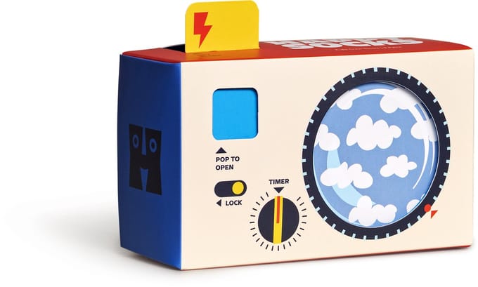 Happy Socks - Kids 3-pack Camera Gift Set - Unisex - Sokken