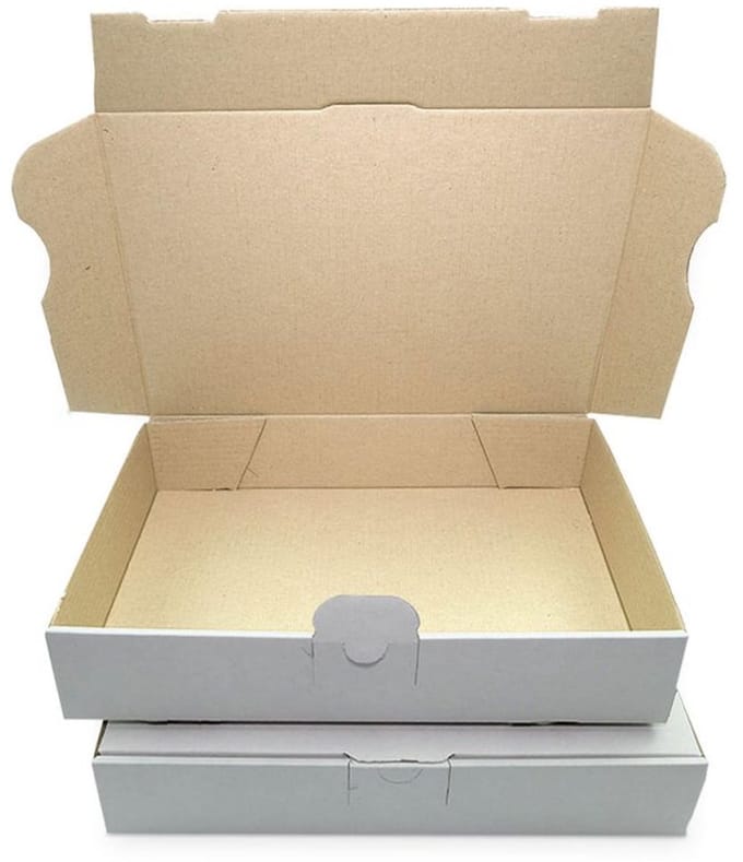 10 x Kartonnen Postdozen - Verzenddozen 35x25x5cm formaat A4+ wit - Doosjes karton - doos - -webshopdoos - verzenddoos - ecommerce – webwinkeldoos
