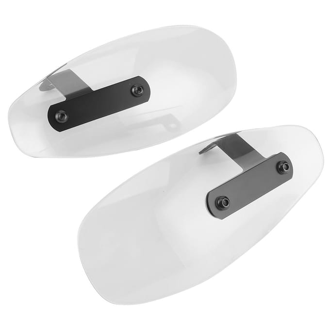 10mm Universele Motorfiets Handbeschermer Acryl Motorfiets Stuur Windscherm Geschikt voor white