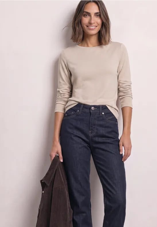 Longsleeve met boothals