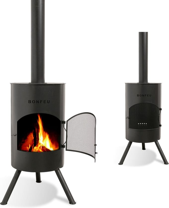 BonFeu BonTon 40 Zwart Tuinhaard