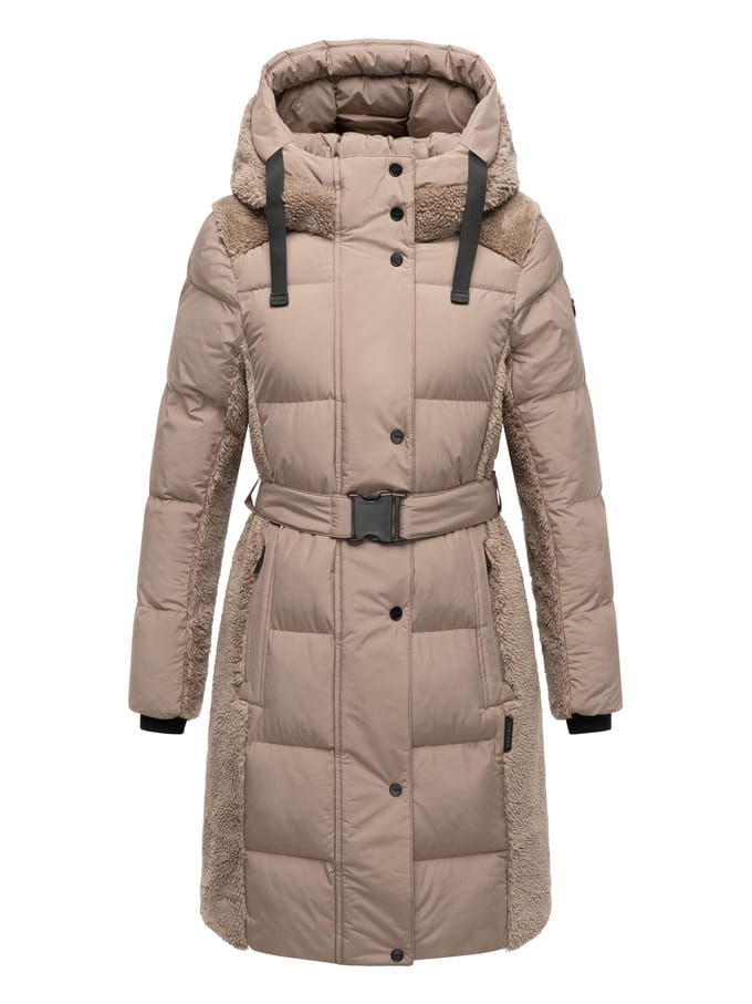 Navahoo dames wintermantel Funkelteddy – stijlvol, warm & modern