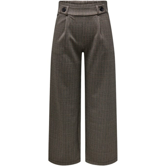 Jacqueline de Yong geggo mia long check pant jrs no 15242797 cobblestone