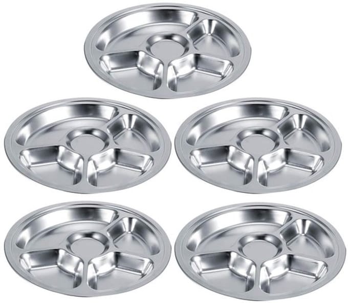 Allecto - Dinner Plate - Peuter Servies - Roestvrij staal - 5