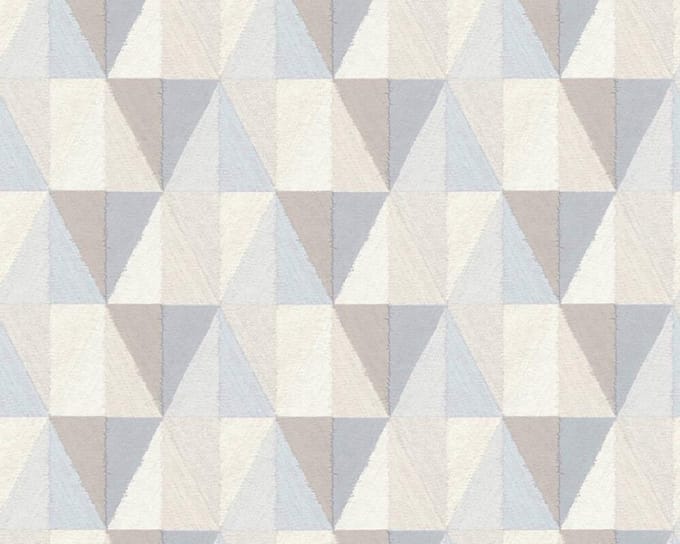 GRAFISCH BEHANG - Blauw Bruin Grijs - AS Creation Scandinavian 2