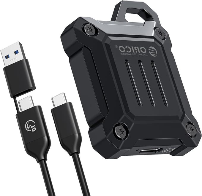 M.2 behuizing voor snelle SSD's met USB 3.1, ideaal voor dataoverdracht en opslag