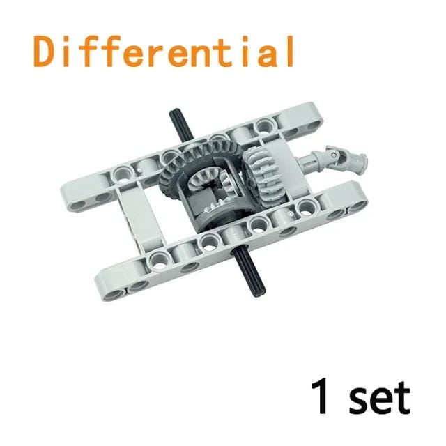 MIJN EIGEN CREATIE Tech Differentieel Bouwstenen Mechanisch Speelgoed High Tech Component Differentieel Tandwielen Montage Inclusief 6573 62821 65414