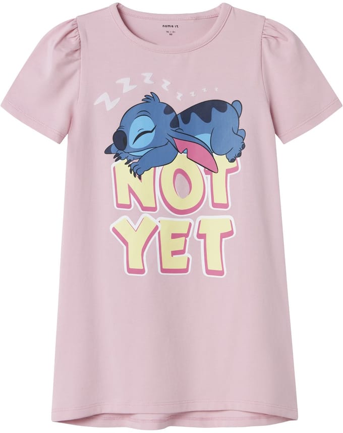 Name It Meisjes Nachthemd NMFASTA STITCH Roze - Maat 110