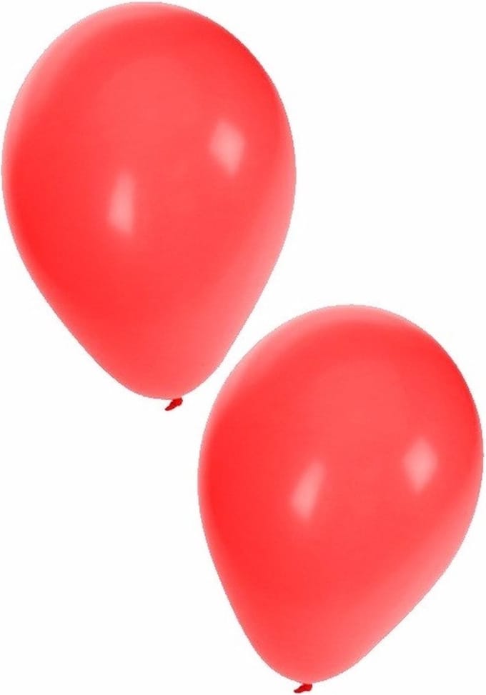 30x Ballonnen in Ghanese kleuren